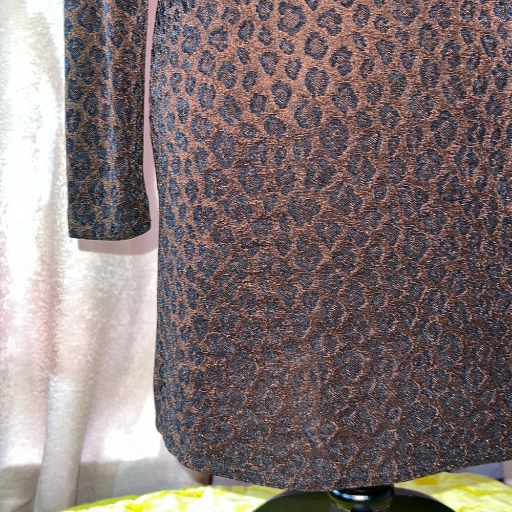 Vintage Rabbit Rabbit Rabbit Size 4P Animal Print V Neckline Midi Cardigan - Picture 11 of 15